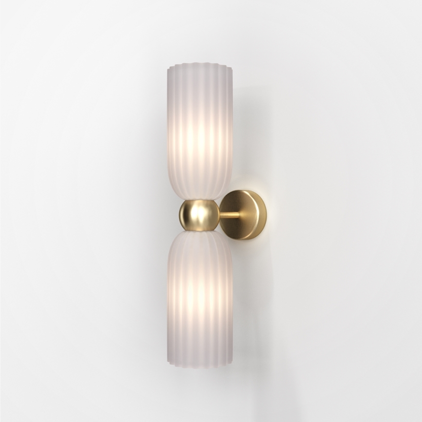 Maytoni MOD302WL-02W - Applique murale ANTIC 2xE14/40W/230V doré/blanc