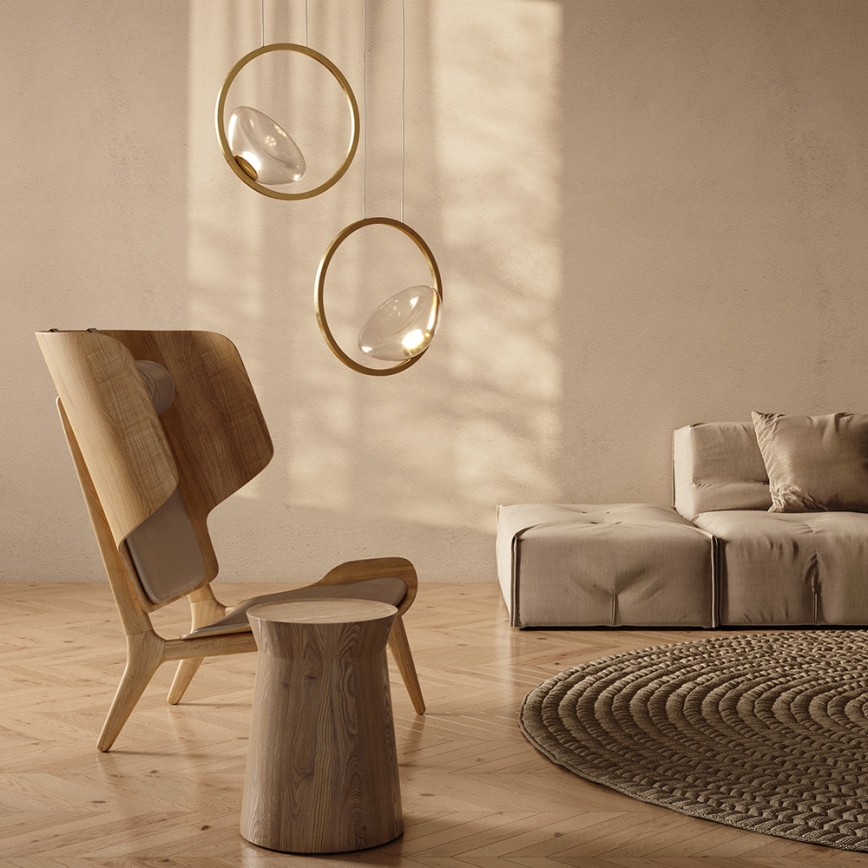 Maytoni MOD327PL-L5BS3K - Suspension filaire LUNARE LED/5W/230V doré