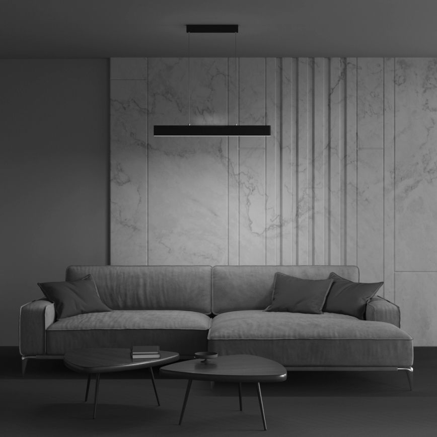 Maytoni P010PL-L23B4K - Suspension filaire STEP LED/23W/230V 4000K 91 cm noir