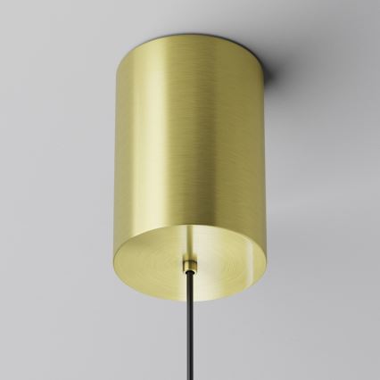 Maytoni P076PL-L12W3K-BS - Suspension filaire PLATO LED/12W/230V 3000K doré
