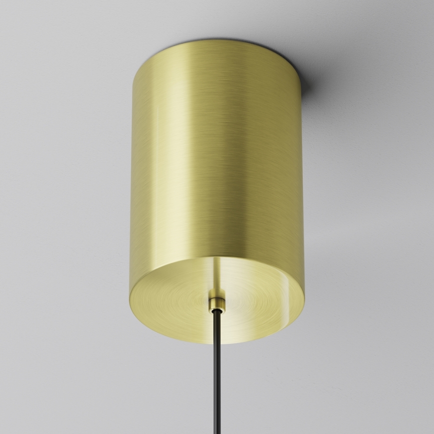 Maytoni P076PL-L12W3K-BS - Suspension filaire PLATO LED/12W/230V 3000K doré