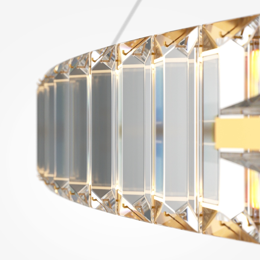 Maytoni P097PL-L90G4K - Suspension LED à câble KRONE LED/90W/230V CRI 90 Ø 102 cm dorée