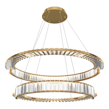 Maytoni P097PL-L90G4K - Suspension LED à câble KRONE LED/90W/230V CRI 90 Ø 102 cm dorée
