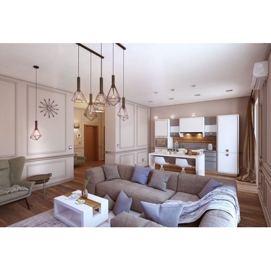 Maytoni T021-01-B -  Suspension filaire ARAIGNEE 1xE27/60W/230V