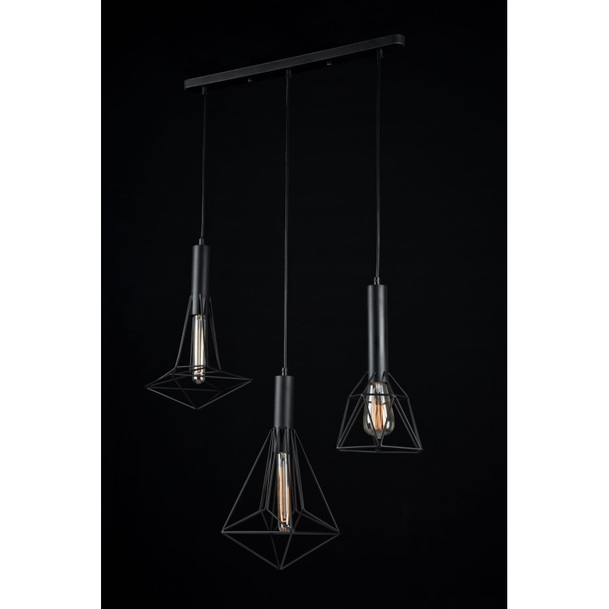 Maytoni T021-03-B - Suspension filaire ARAIGNEE 3xE27/60W/230V