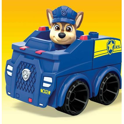 Mega Bloks - Ensemble de construction pour enfants Paw patrol Chase's car