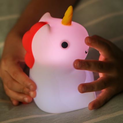 MegaLight - Lampe tactile RGB à intensité variable et rechargeable pour enfants MAGGY MAGIC LED/5V