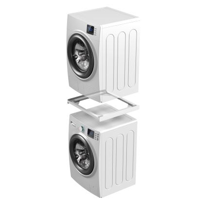 Meliconi 656115 - Kit d'empilage pour lave-linge et sèche-linge, 70 cm, blanc