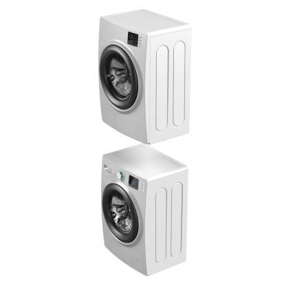 Meliconi 656116 - Kit de superposition pour lave-linge et sèche-linge 46 cm blanc