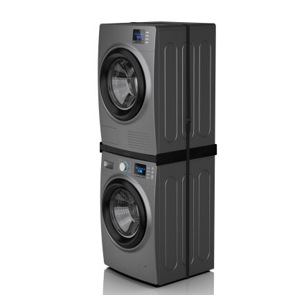 Meliconi 656138 - Entretoise 70 cm pour lave-linge et sèche-linge, noire