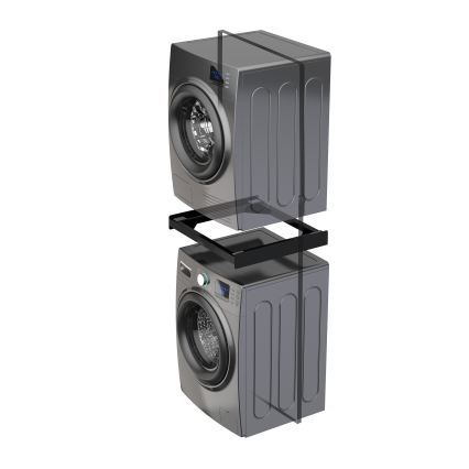 Meliconi 656138 - Entretoise 70 cm pour lave-linge et sèche-linge, noire