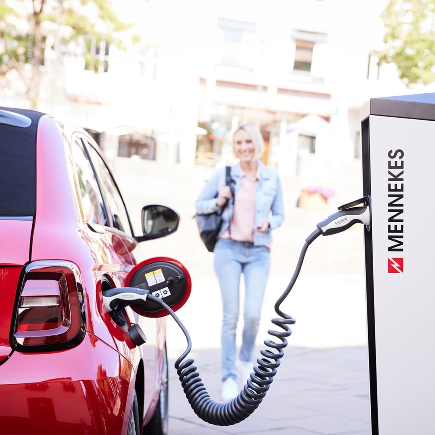 Mennekes - Câble de charge pour voiture électrique type 2 4m 11kW 20A IP44
