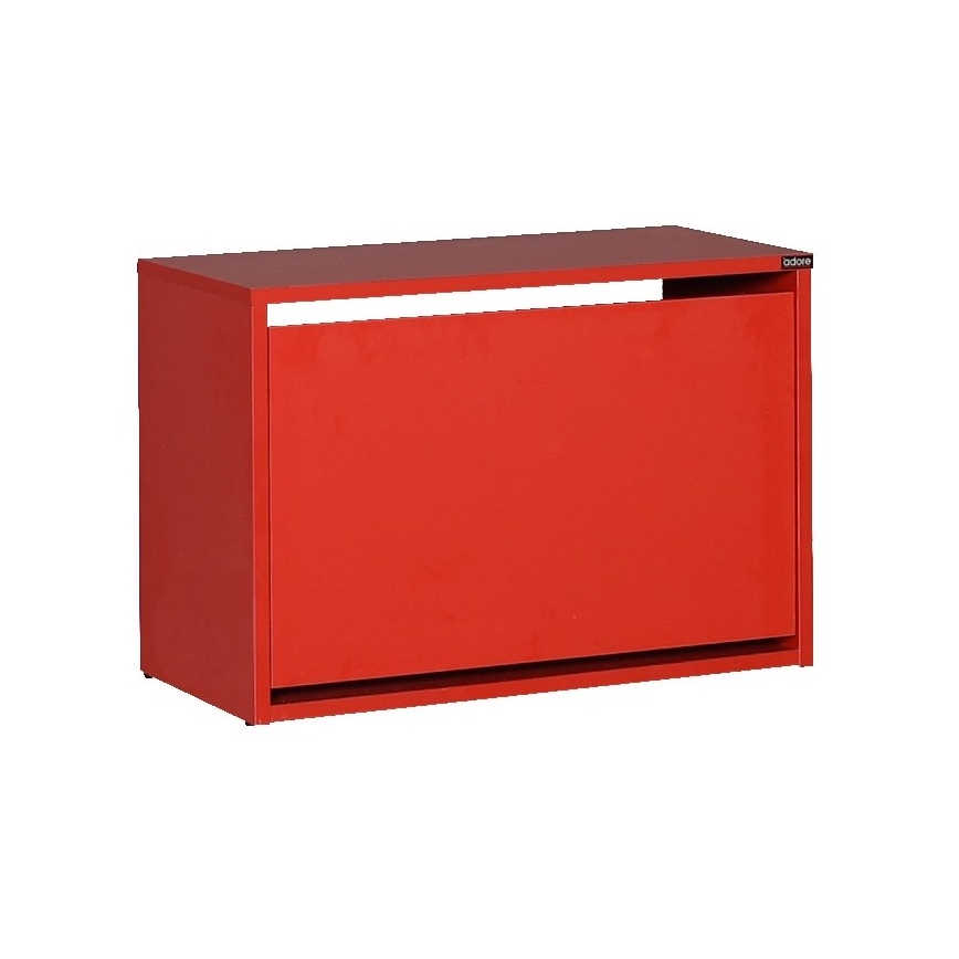 Meuble à chaussures 42x60 cm rouge