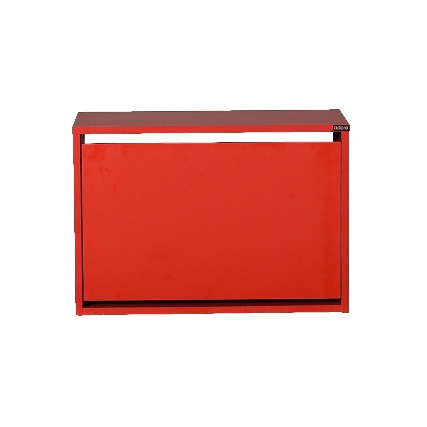 Meuble à chaussures 42x60 cm rouge