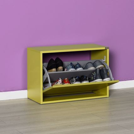 Meuble à chaussures 42x60 cm vert