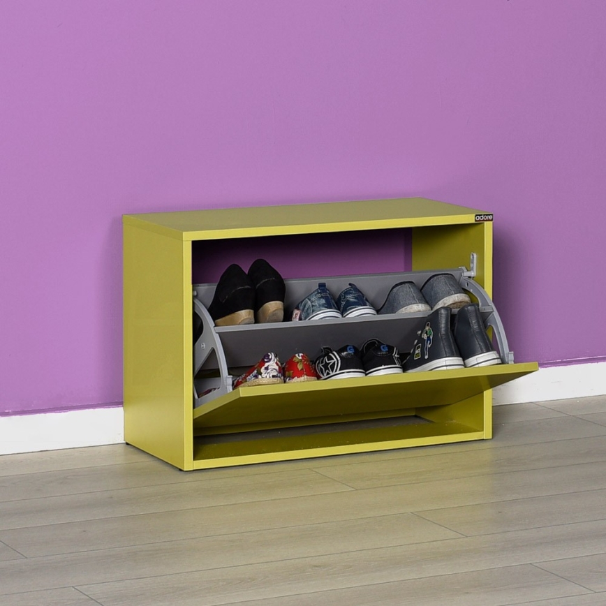 Meuble à chaussures 42x60 cm vert