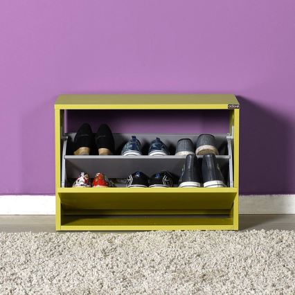 Meuble à chaussures 42x60 cm vert