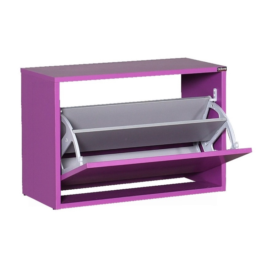 Meuble à chaussures 42x60 cm violet
