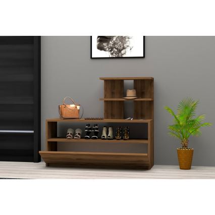 Meuble à chaussures AIRY 45x100 cm marron