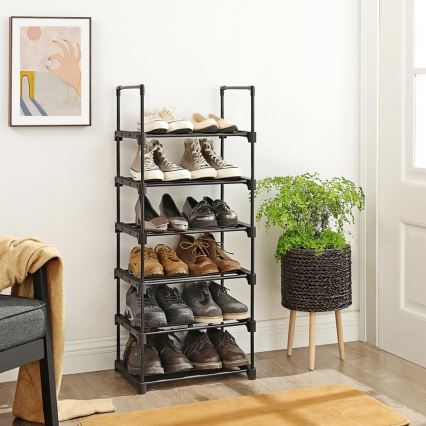 Meuble à chaussures ALVORO noir