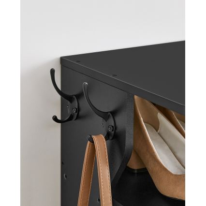Meuble à chaussures BOTARO noir