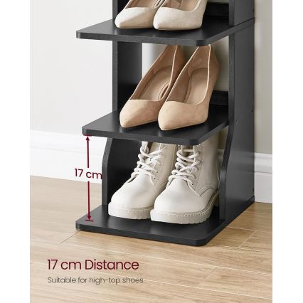 Meuble à chaussures BOTARO noir