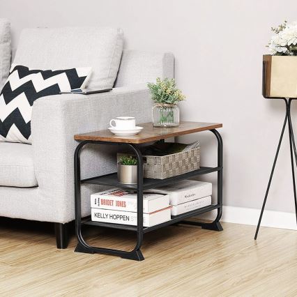 Meuble à chaussures DAVOR marron/noir