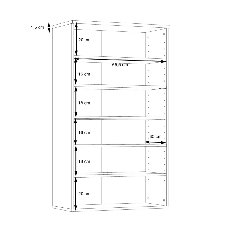 Meuble à chaussures ETON marron/anthracite