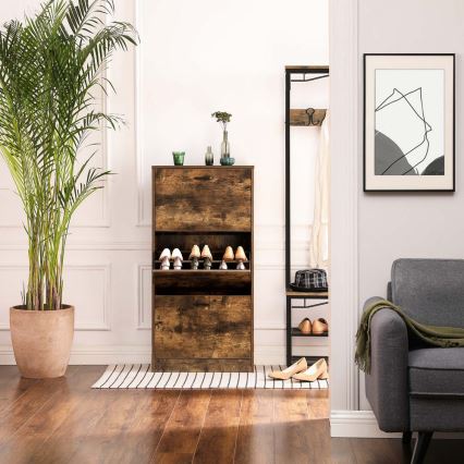 Meuble à chaussures FIRA marron