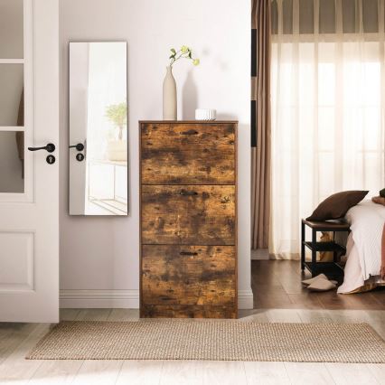 Meuble à chaussures FIRA marron