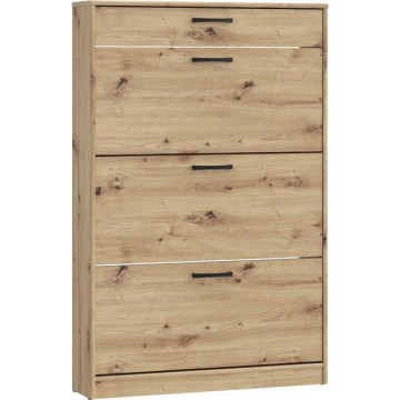 Meuble à chaussures KAVI chêne artisanal