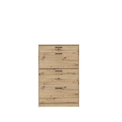 Meuble à chaussures KAVI chêne artisanal