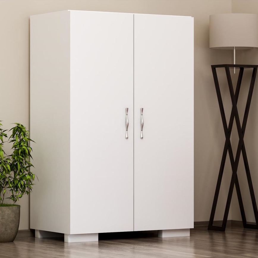 Meuble à chaussures MADA 94x60 cm blanc