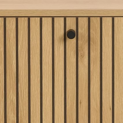 Meuble à chaussures OLIVIA, finition chêne