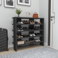 Meuble à chaussures SARGEL 72x75,6 cm anthracite