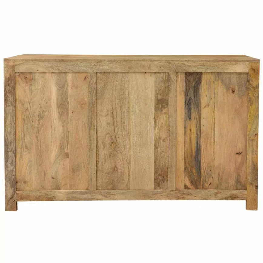 Meuble bar HINA 140x90 cm bois massif/manguier
