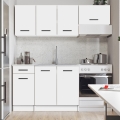 Meuble de cuisine ARLEN 180 cm, blanc