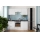 Meuble de cuisine CELESTE 180 cm, finition blanc laqué