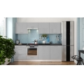 Meuble de cuisine CELESTE 240 cm, gris laqué
