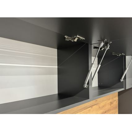 Meuble de cuisine ELISE 180 cm, graphite