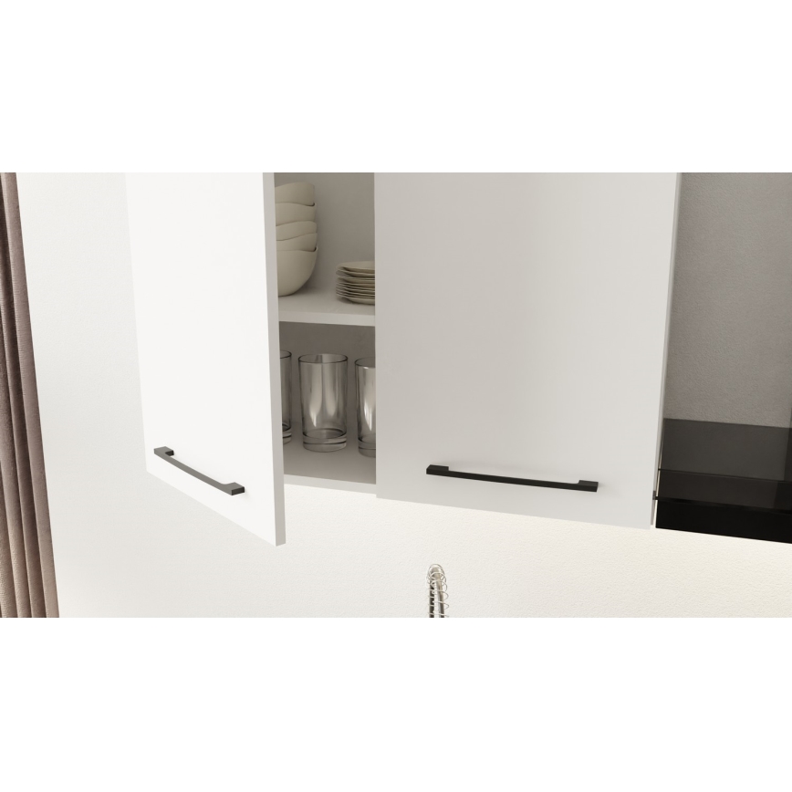 Meuble de cuisine EVE 200 cm, blanc