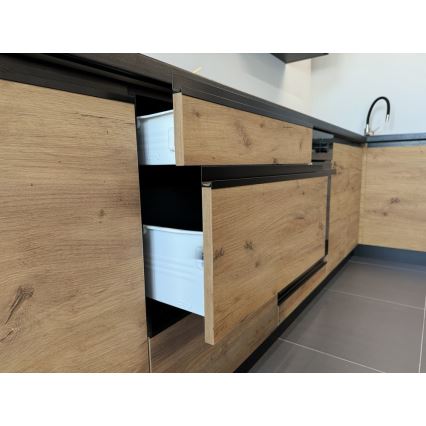 Meuble de cuisine MARINA 180 cm chêne craft