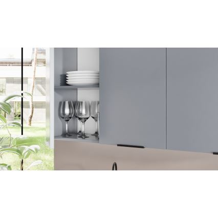 Meuble de cuisine PEARL 240 cm gris