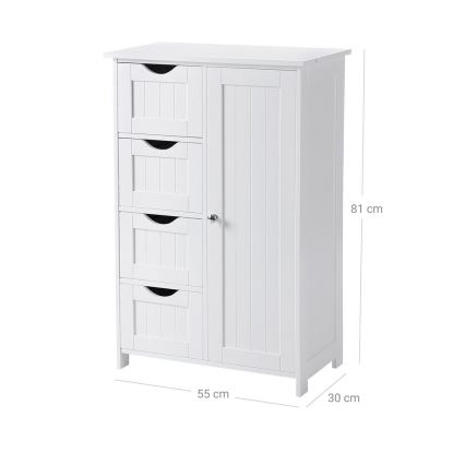 Meuble de rangement ZARA blanc