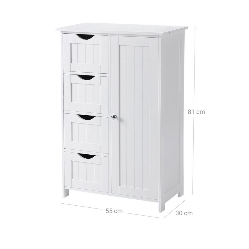 Meuble de rangement ZARA blanc