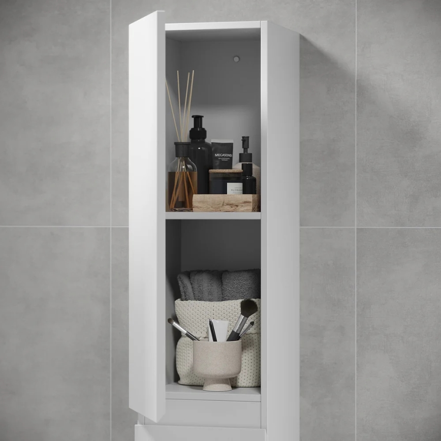 Meuble de salle de bain OLIVER 186 cm blanc mat