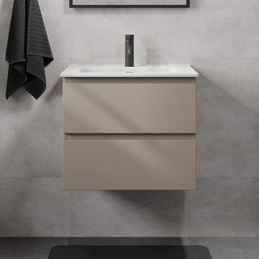 Meuble de salle de bains avec lavabo KENWOOD 61x52x47 cm Marakesh/blanc