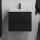 Meuble de salle de bains avec lavabo KENWOOD 61x52x47 cm, noir
