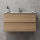 Meuble de salle de bains avec lavabo KENWOOD 91x50x45 cm chêne