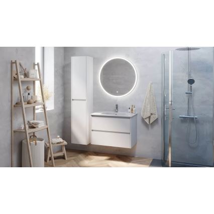 Meuble de salle de bains avec lavabo MOLDE 80x55x46 cm, blanc